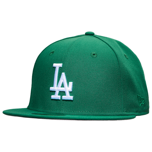 

New Era New Era Dodgers 59Fifty Fitted Hat - Adult Green/White Size 7