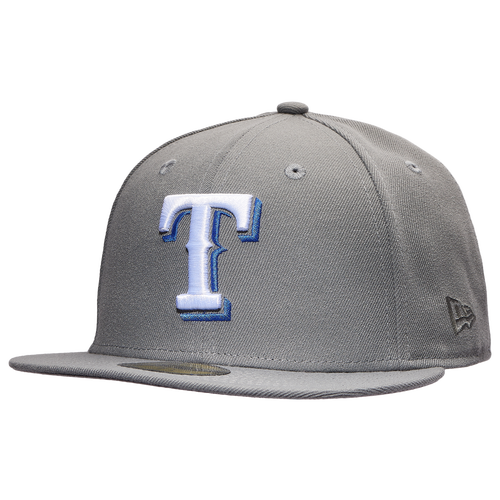 

New Era New Era Rangers 59Fifty Fitted Hat - Adult Gray/White Size 7