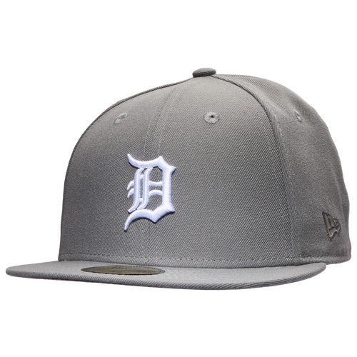 

New Era New Era Tigers 59Fifty Fitted Hat - Adult Gray/White Size 7