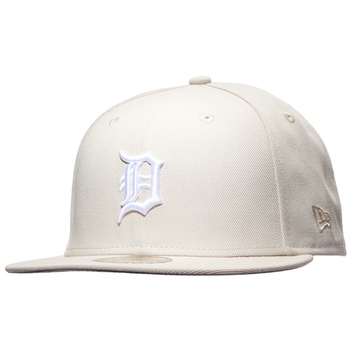 

New Era New Era Tigers 59Fifty Fitted Hat - Adult Stone/White Size 7