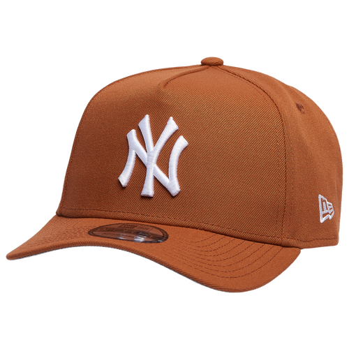 

New Era Mens New Era New York Yankees 9FORTY A-Frame Cap - Mens Earthy Brown/White Size One Size