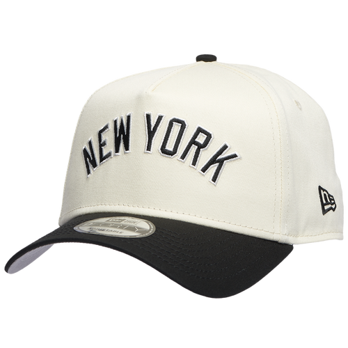 

New Era Mens New York Yankees New Era Yankees 940 A Frame Arch Logo Cap - Mens Chrome/Black Size One Size