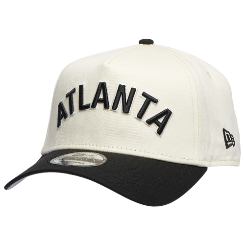 

New Era Mens Atlanta Braves New Era Braves 940 A Frame Arch Logo Cap - Mens Chrome/Black Size One Size