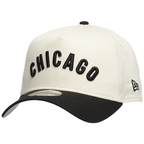 

New Era Mens Chicago Cubs New Era Cubs 940 A Frame Arch Logo Cap - Mens Chrome/Black Size One Size