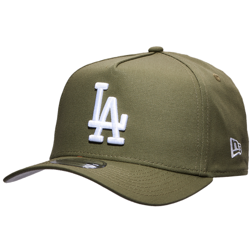 

New Era Mens New Era Los Angeles Dodgers 9FORTY A-Frame Cap - Mens New Olive/White Size One Size