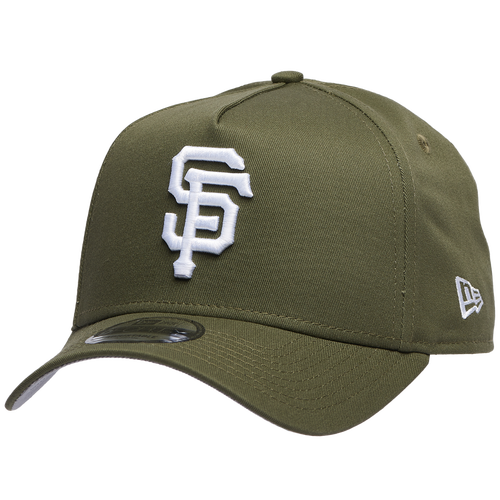 

New Era Mens San Francisco Giants New Era San Francisco Giants 9FORTY A-Frame Cap - Mens New Olive/White Size One Size