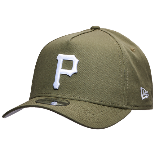 

New Era Mens New Era Pittsburgh Pirates 9FORTY A-Frame Cap - Mens New Olive/White Size One Size