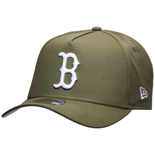 

New Era Mens New Era Boston Red Sox 9FORTY A-Frame Cap - Mens New Olive/White Size One Size