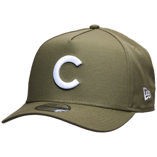 

New Era Mens Chicago Cubs New Era Chicago Cubs 9FORTY A-Frame Cap - Mens White/New Olive Size One Size