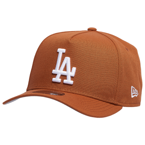 

New Era Mens Los Angeles Dodgers New Era Los Angeles Dodgers 9FORTY A-Frame Cap - Mens Earthy Brown/White Size One Size