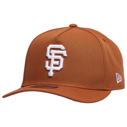 

New Era Mens New Era San Francisco Giants 9FORTY A-Frame Cap - Mens Earthy Brown/White Size One Size