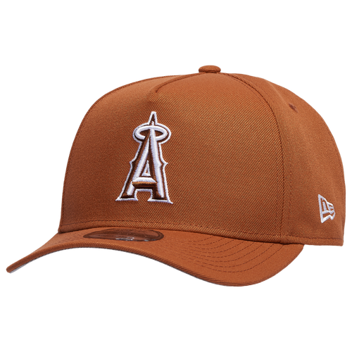 

New Era Mens Los Angeles Angels New Era Anaheim Angels 9FORTY A-Frame Cap - Mens Earthy Brown/White Size One Size