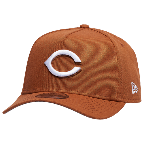 

New Era Mens Cincinnati Reds New Era Cincinnati Reds 9FORTY A-Frame Cap - Mens Earthy Brown/White Size One Size