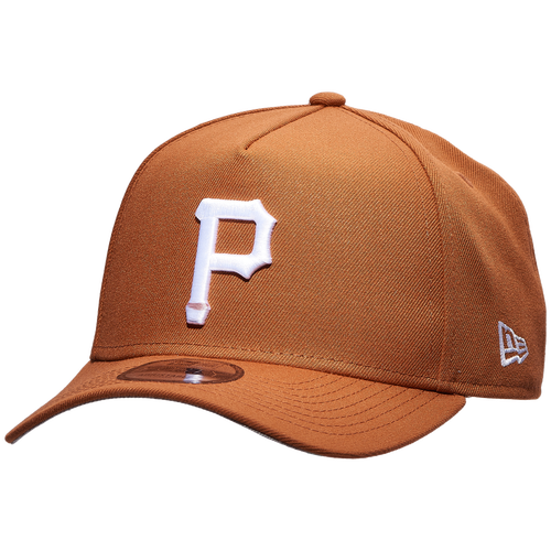 

New Era Mens New Era Pittsburgh Pirates 9FORTY A-Frame Cap - Mens Earthy Brown/White Size One Size