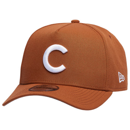 

New Era Mens Chicago Cubs New Era Chicago Cubs 9FORTY A-Frame Cap - Mens Earthy Brown/White Size One Size