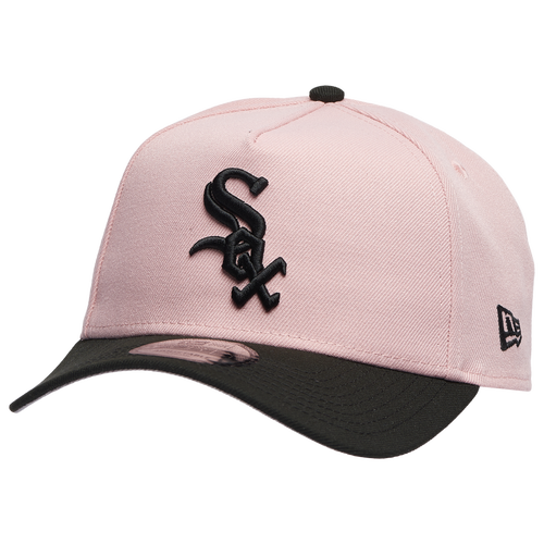 

New Era Mens Chicago White Sox New Era Chicago White Sox 9FORTY A-Frame Cap - Mens Pink Rouge/Black Size One Size