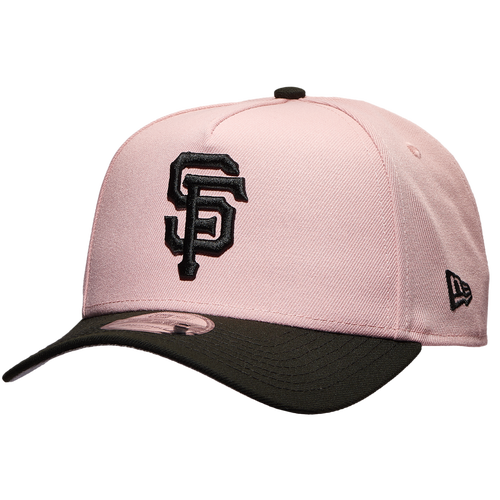 

New Era Mens New Era San Francisco Giants 9FORTY A-Frame Cap - Mens Pink Rouge/Black Size One Size