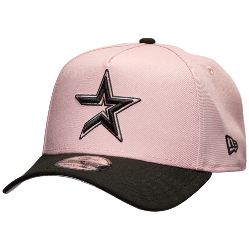 

New Era Mens New Era Houston Astros 9FORTY A-Frame Cap - Mens Pink Rouge/Black Size One Size