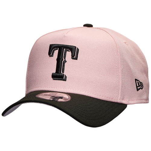 

New Era Mens New Era Texas Rangers 9FORTY A-Frame Cap - Mens Pink Rouge/Black Size One Size