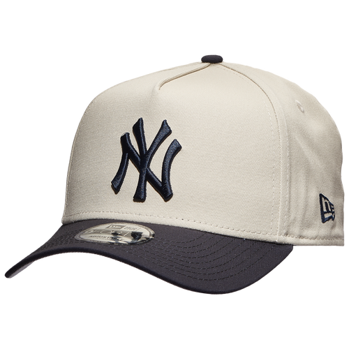 

New Era Mens New York Yankees New Era Yankees 940 A Frame 96 World Series Cap - Mens Stone/Navy Size One Size