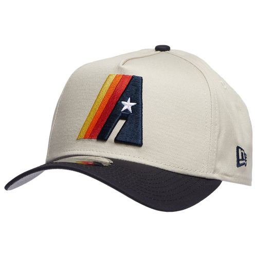 

New Era Mens Houston Astros New Era Astros 940 A Frame ASG Adjustable Cap - Mens Stone/Navy Size One Size