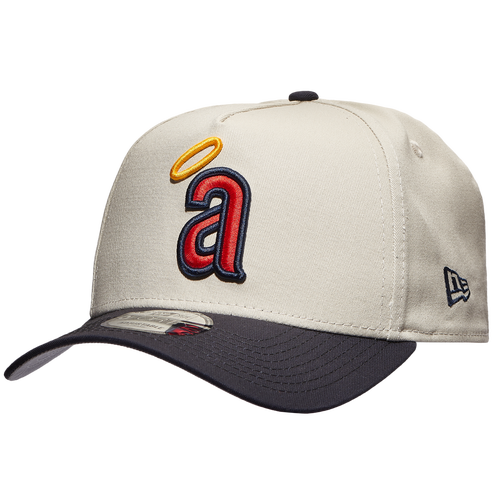 

New Era Mens Los Angeles Angels New Era Angels 940 A Frame 60 Adjustable Cap - Mens Stone/Navy Size One Size