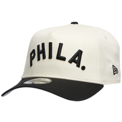 Men's - New Era Phillies 940 A Frame Arch Logo Cap - Chrome/Black