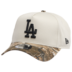 Men's - New Era Dodgers 940 A Frame Stadium Cap - Stone/Real Tree