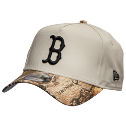 Men's - New Era Red Sox 940 A Frame Adjustable Cap - Stone/Real Tree