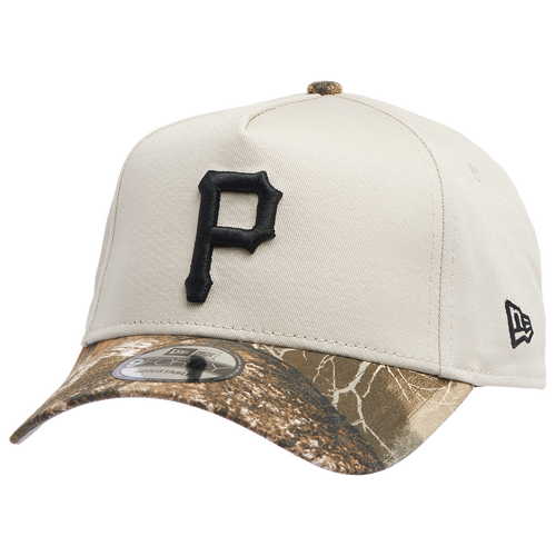 

New Era Mens Pittsburgh Pirates New Era Pirates 940 A Frame ASG Adjustable Cap - Mens Stone/Real Tree Size One Size