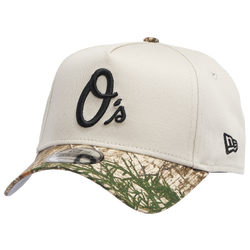Men's - New Era Orioles 940 A Frame All Star Game Cap - Stone/Real Tree