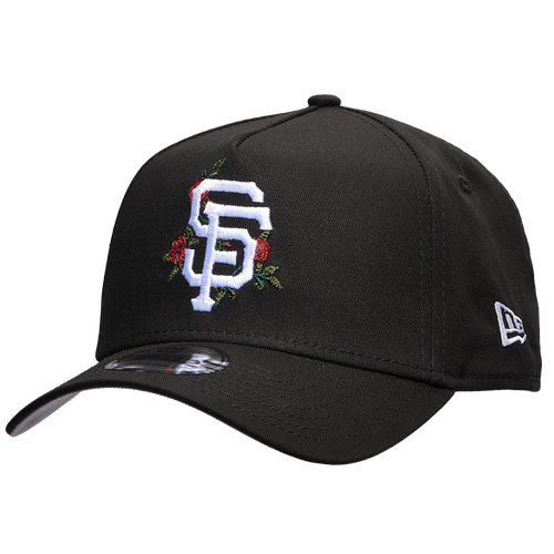 

New Era Mens San Francisco Giants New Era Giants 940 A Frame Rose Cap - Mens Black/Multi Size One Size