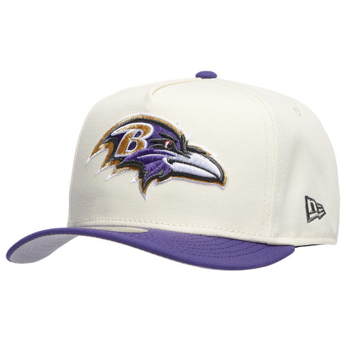 

New Era New Era Ravens 9Fifty A-Frame Curve 2001 SB - Adult Tan/Purple Size One Size