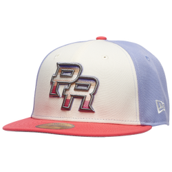 Men's - New Era Puerto Rico Santurce 59FIFTY 2 Tone Cap - White/Multi