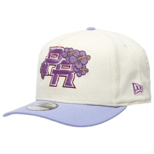  - New Era Puerto Rico 9FIFTY A-Frame Floral Cap - Beige/Purple