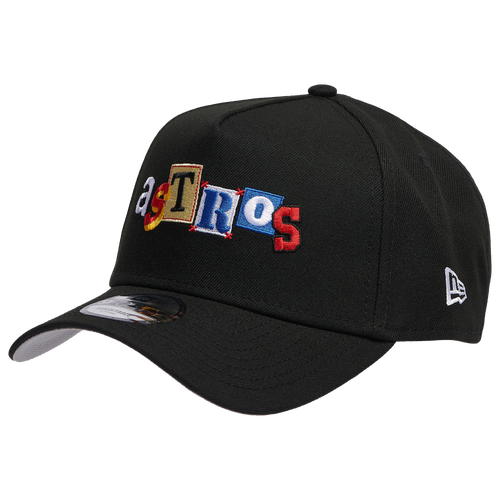 New Era Houston Astros  Astros 9forty A-frame Local Diy Wordmark Cap In Black