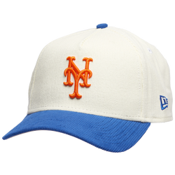 Men's - New Era Mets 940 A Frame Corduroy Cap - Chrome/Royal