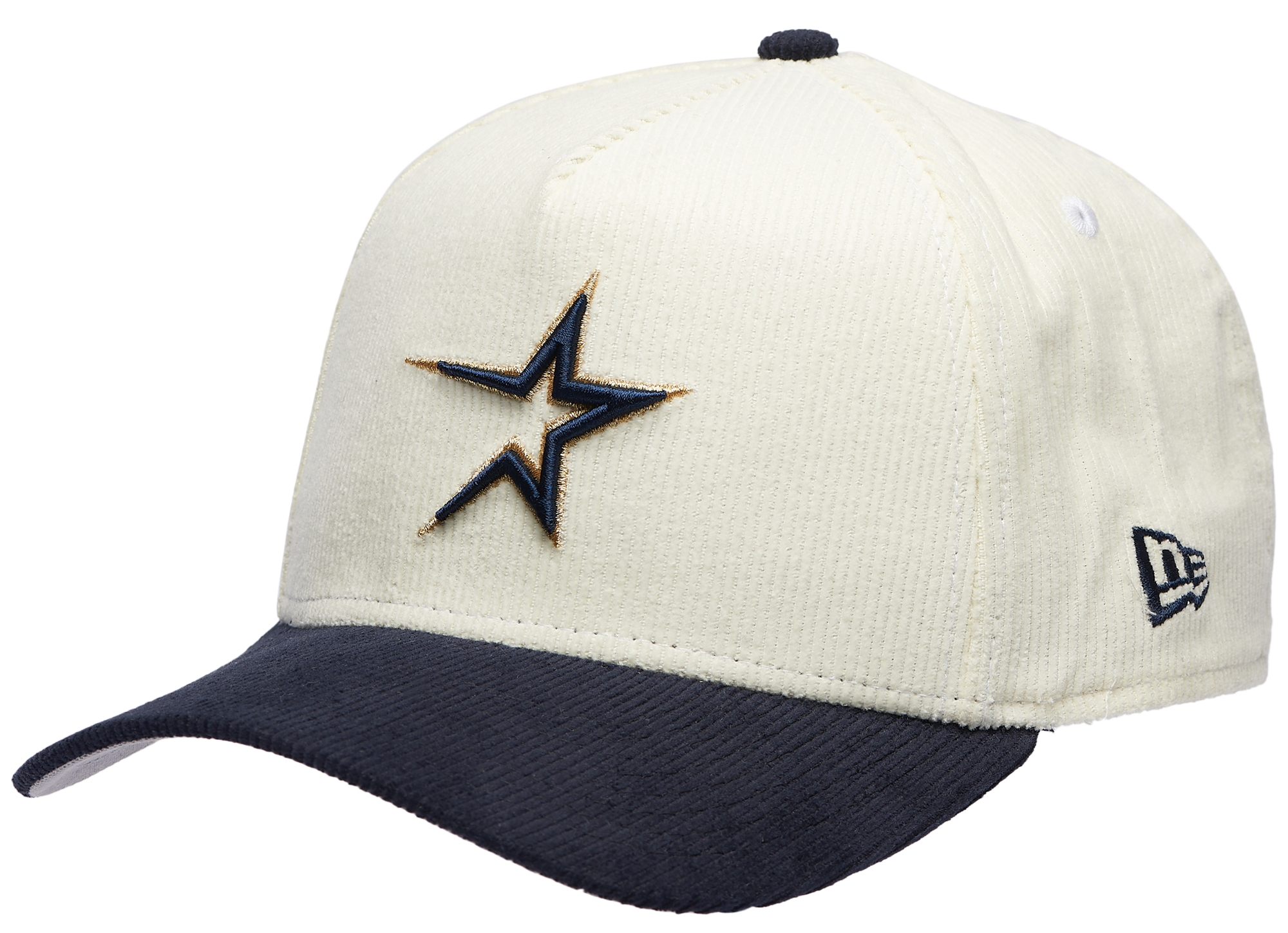 New Era Astros 940 A Frame Corduroy Cap - Men's