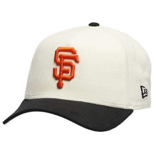 New Era Mens San Francisco Giants Giants 940 A Frame Corduroy Cap - - Black / Chrome