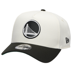 Men's - New Era Warriors Team 9FORTY A-Frame Chrome Cap - Black/Chrome