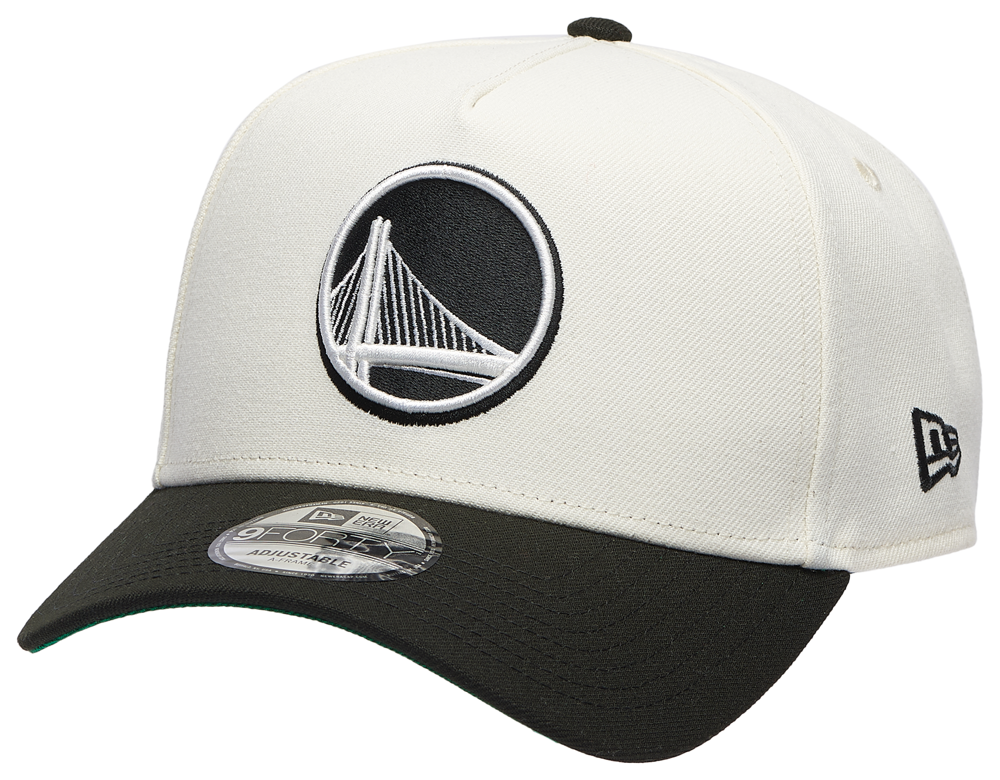 New Era Warriors Team 9FORTY A-Frame Chrome Cap - Men's