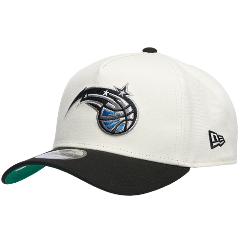 New Era Mens Orlando Magic Magic Team 9FORTY A-Frame Chrome Cap - - Chrome / Black