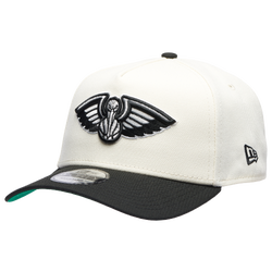 Men's - New Era Pelicans Team 9FORTY A-Frame Chrome Cap - Chrome/Black