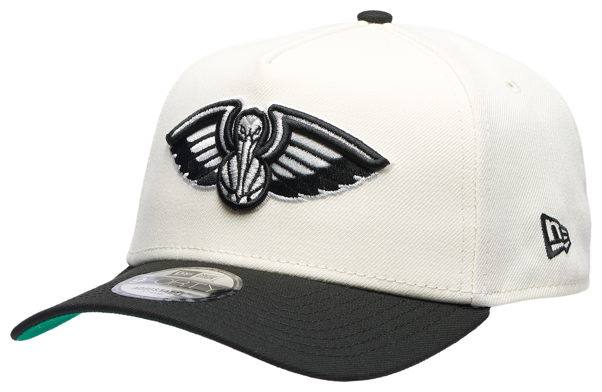 New Era Pelicans Team 9FORTY A-Frame Chrome Cap - Men's