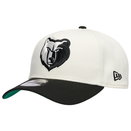 New Era Mens Memphis Grizzlies Grizzlies Team 9FORTY A-Frame Chrome Cap - - Chrome / Black