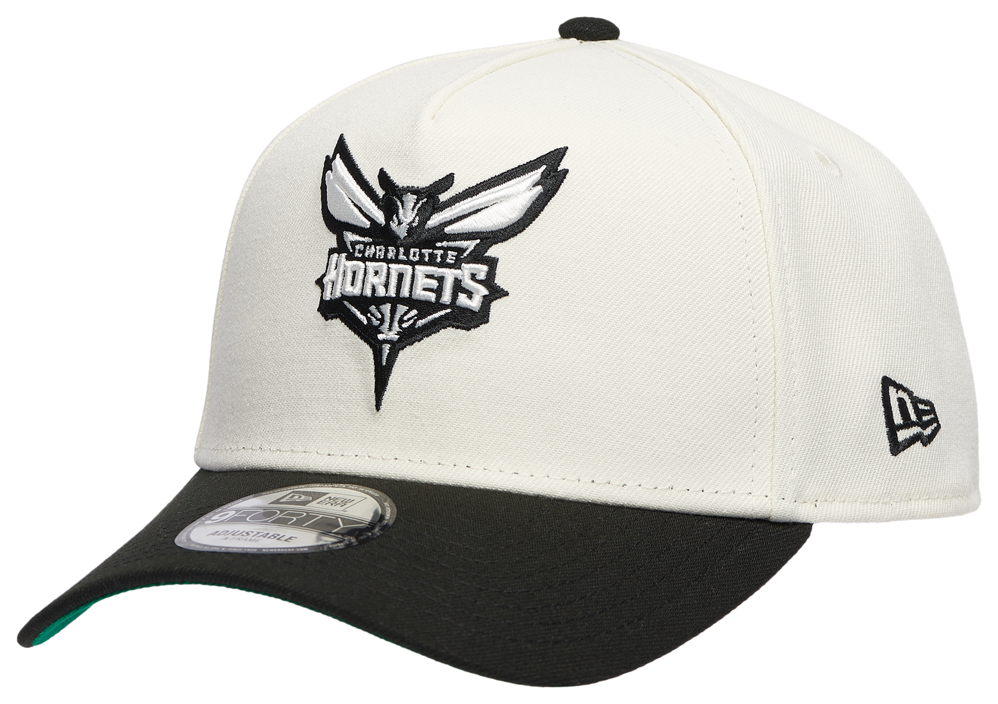 New Era Hornets Team 9FORTY A-Frame Chrome Cap - Men's