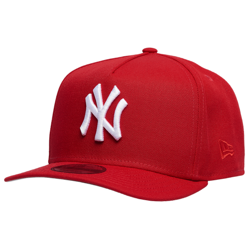 MENS - New Era Yankees 9Fifty A Frame World Series Cap - Scarlet/White