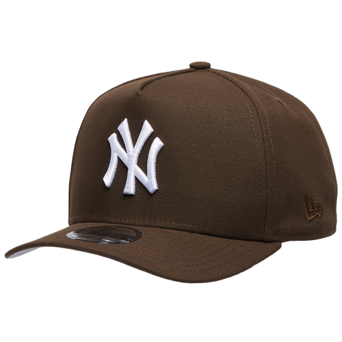 New Era Yankees 9Fifty A Frame World Series Cap - New Era Walnut/White