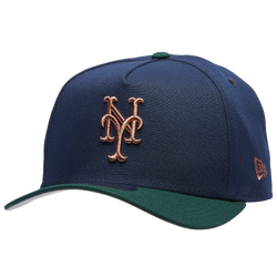Adult - New Era Mets 9FORTY A-Frame Cap - Bronze/Navy/Green