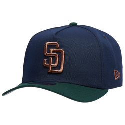 Adult - New Era Padres 9FORTY A-Frame Cap - Bronze/Green/Navy